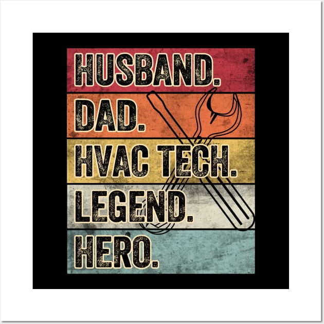 HVAC Technician Wall Art by BOOBYART